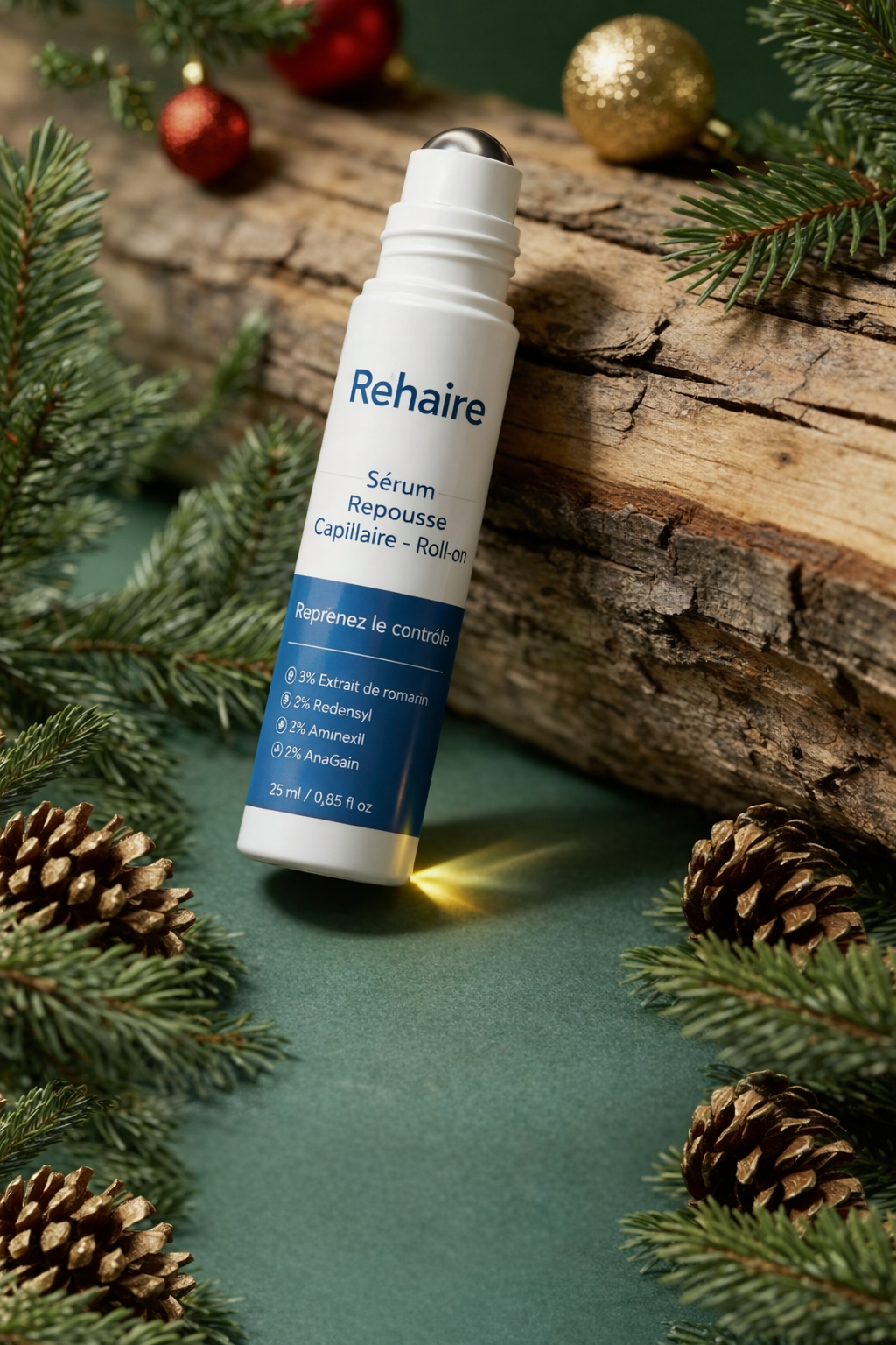 Rehaire – Sérum Roll-On Anti-Calvitie • Repousse en 90 jours