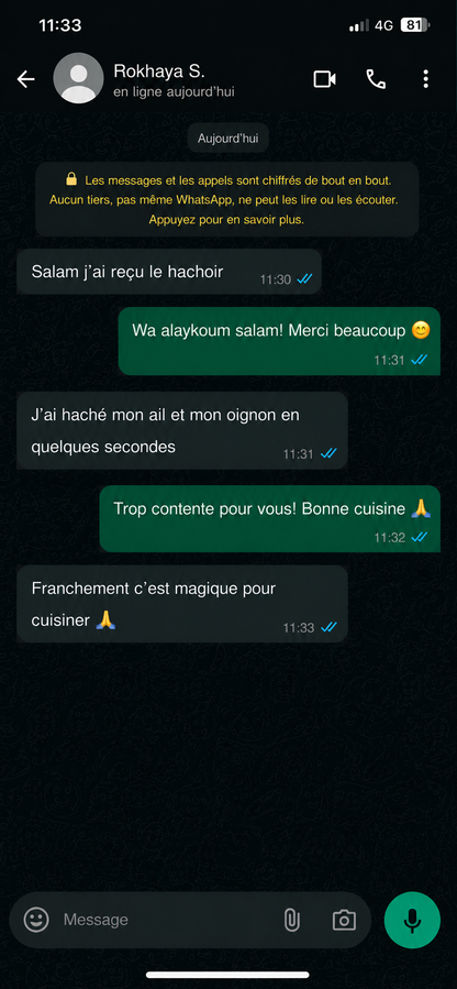Hachoir Électrique Portable — Ail, Oignon & Piment en 10 Secondes