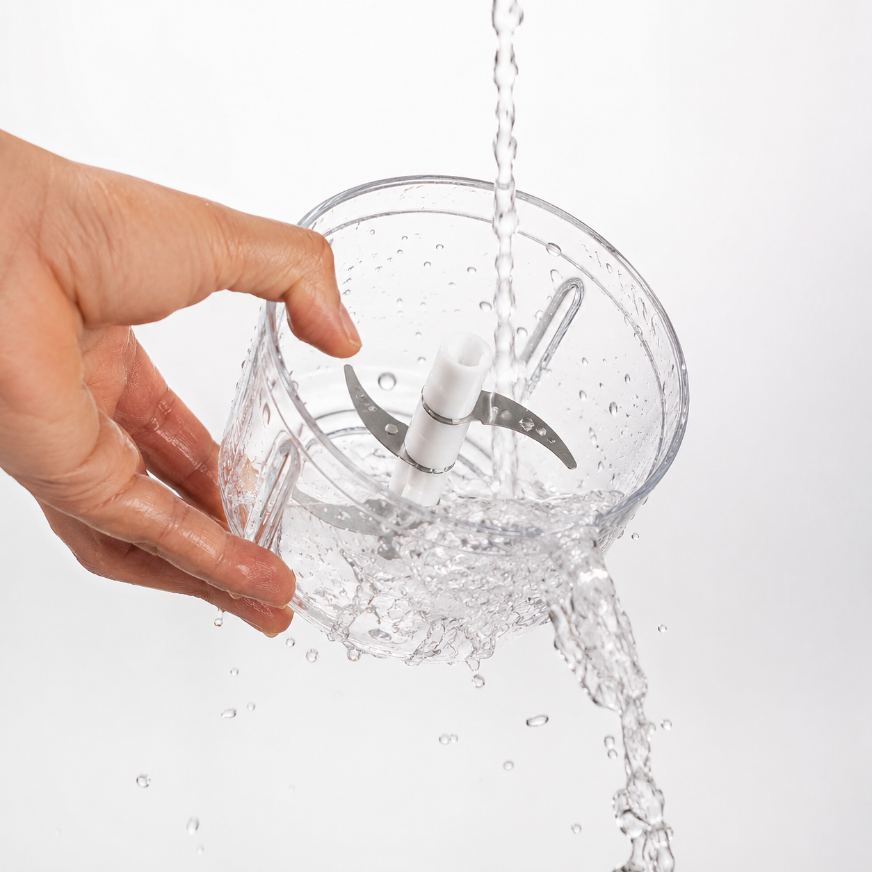 Hachoir Électrique Portable — Ail, Oignon & Piment en 10 Secondes