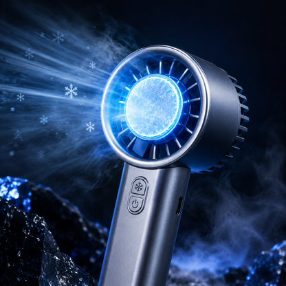 Mini Ventilateur Portable Rechargeable — Fraîcheur Instantanée Partout Où Tu Vas